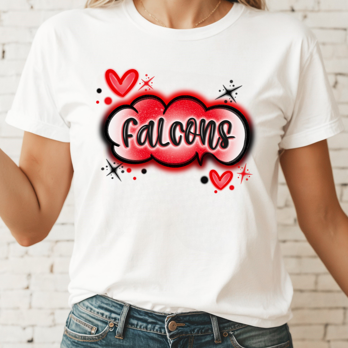 Falcons Airbrush Look Tee