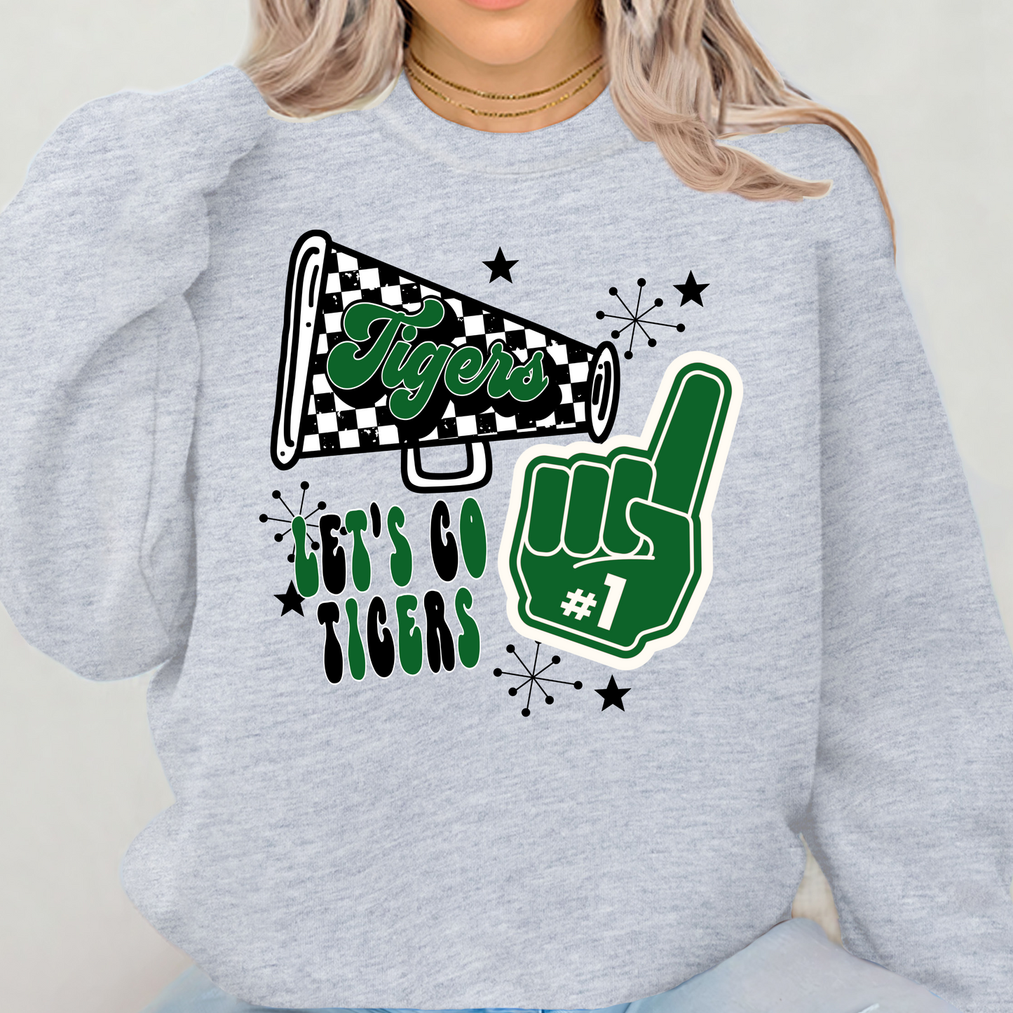 Let's Go Tigers Crewneck