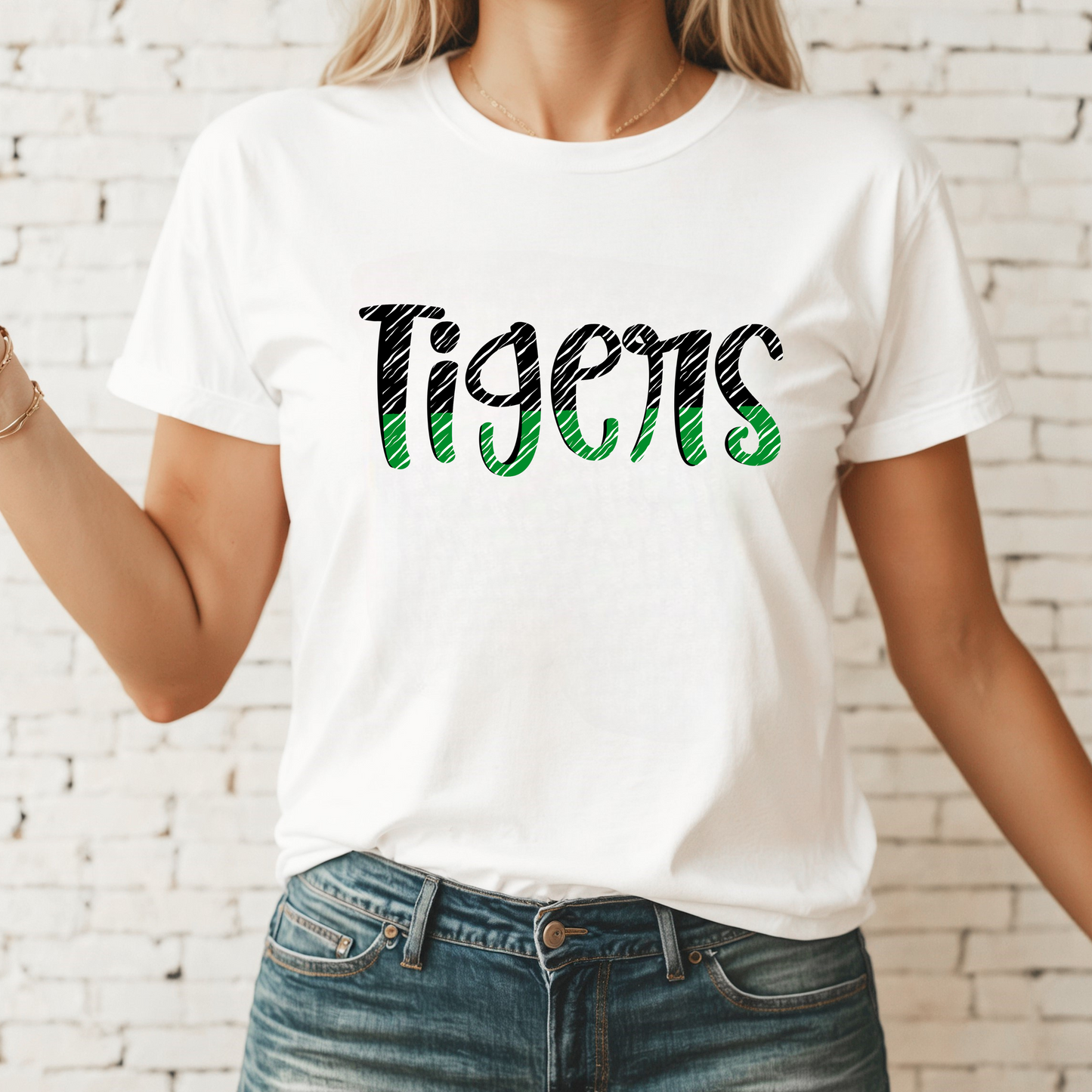 Tigers Scribble Tee
