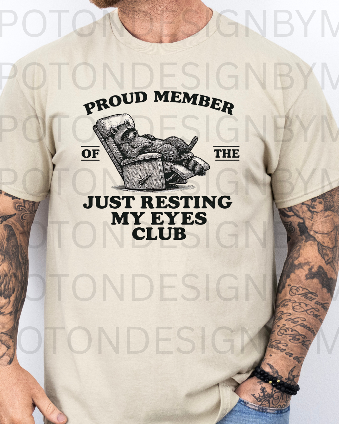 Proud Member Of Just Resting My Eyes Tee
