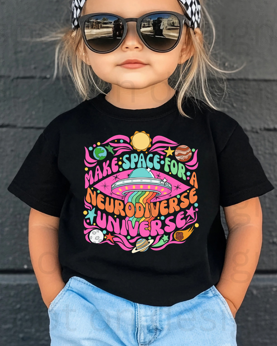 Make Space For A Neurodiverse Universe Youth Tee
